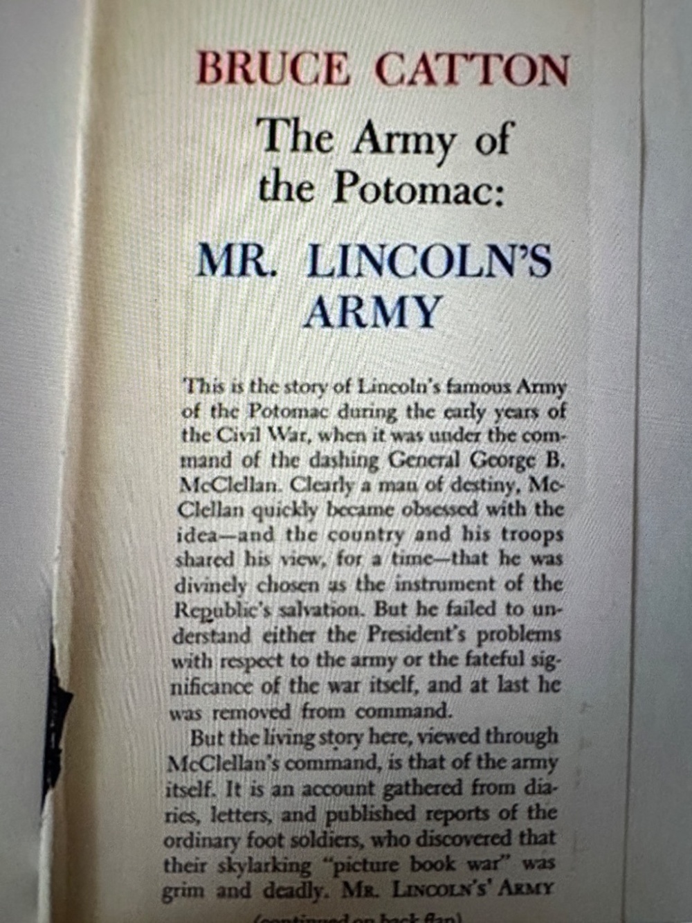 The Army of the Potomac: Mr. Lincoln's Army - Picture 3 of 8